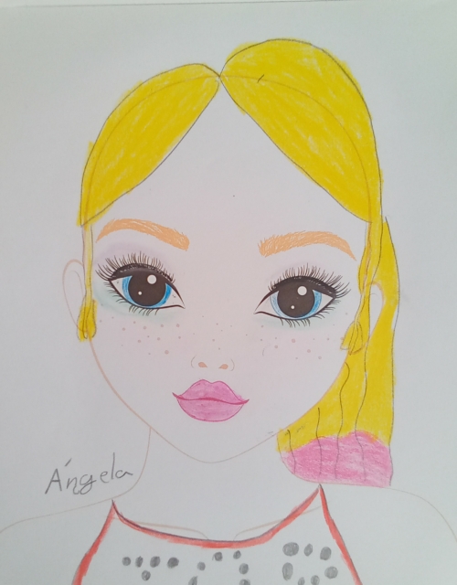 Angela L., 8 años, de España