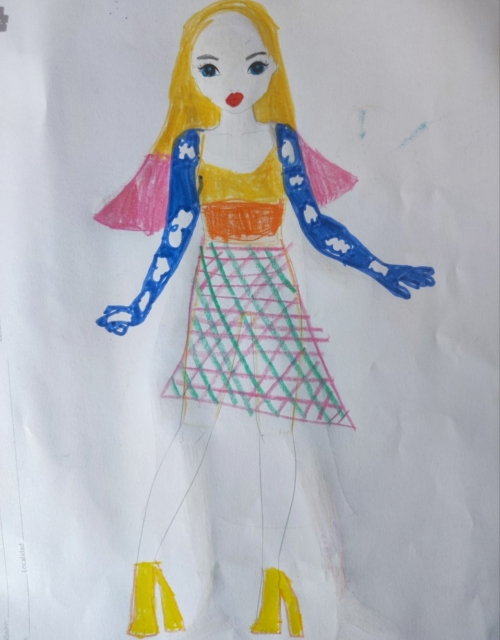 Paula  D., 8 años, de Guadalajara