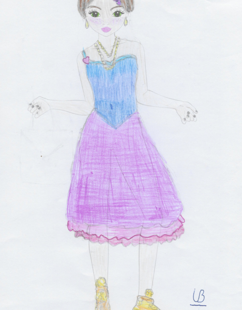Lauren B., 10 ans, sur Perpignan