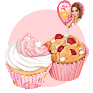 Muffins mit TOPModel Topper