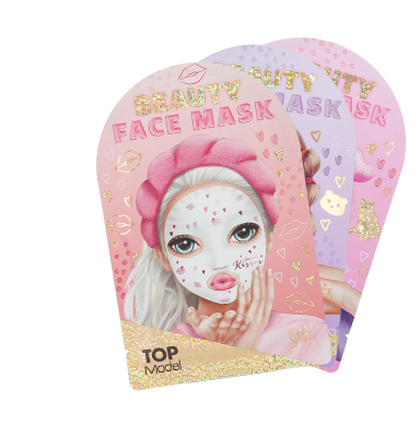 TOPModel Haarschleife in Rot und Leo